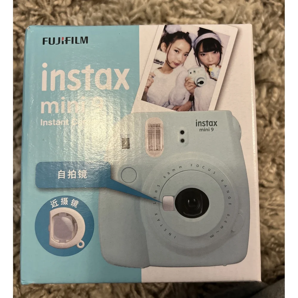 FUJIFILM Instax Mini 9 Ice Blue Instant Film Camera